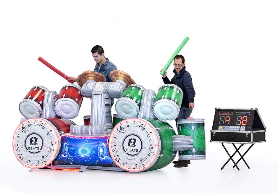 Drum Battle Inflatable Game, Drummer Battle Game, Drummer Challenge